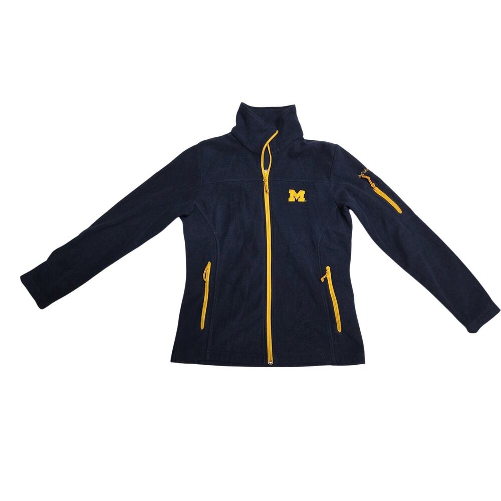 Columbia Sportswear University of Michigan Wolverines Fleece Jacket Women Size